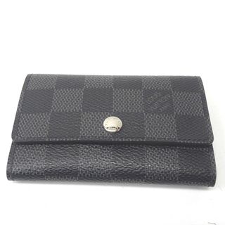 ルイヴィトン(LOUIS VUITTON)のルイ・ヴィトン キーケース ダミエ・グラフィット ミュルティクレ6 N62662 Ft599434 中古(キーケース/名刺入れ)