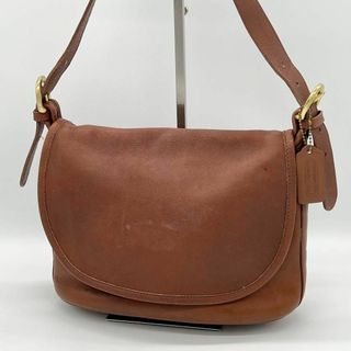 コーチ(COACH)の✨️美品✨️OLDCOACH ショルダーバッグ ポシェット サコッシュ ブラウン(ショルダーバッグ)