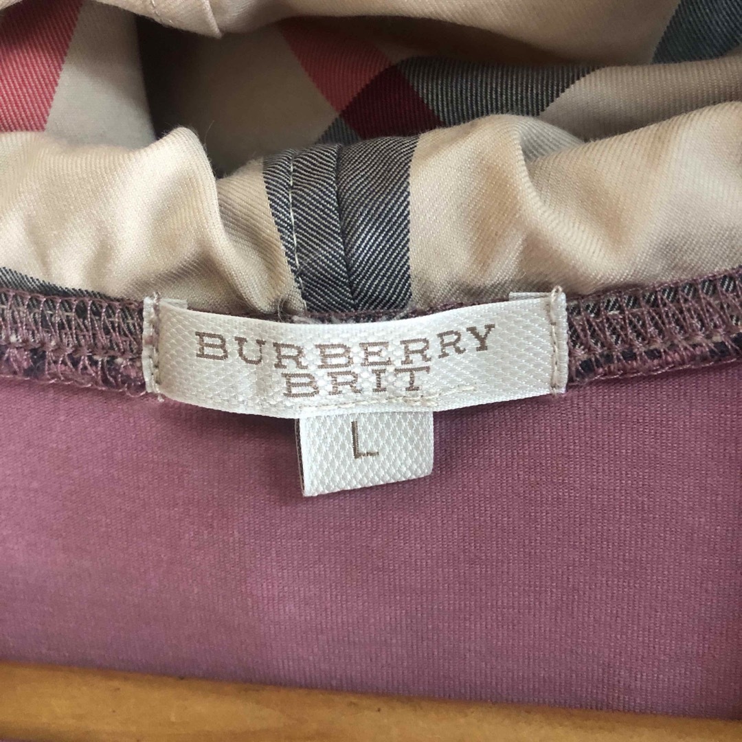 BURBERRY(バーバリー)のバーバリーブリットパーカーカットソープルオーバー L レディースのトップス(パーカー)の商品写真