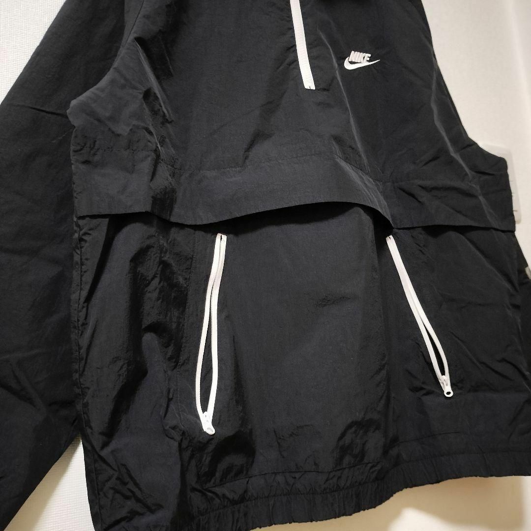 NIKE(ナイキ)のナイキ 黒 アノラック ナイロンジャケット XL ブルゾン マウンテンパーカー メンズのジャケット/アウター(マウンテンパーカー)の商品写真