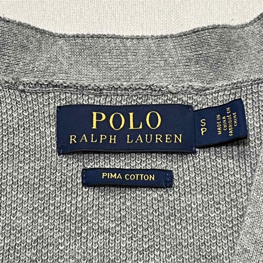 POLO RALPH LAUREN(ポロラルフローレン)の【POLO RALPHLAUREN】コットン カーディガン ハニカム生地 ポニー メンズのトップス(カーディガン)の商品写真