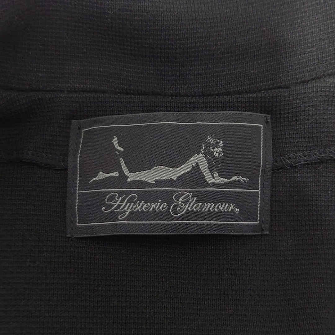 HYSTERIC GLAMOUR(ヒステリックグラマー)のヒステリックグラマー  ワンポイント刺繍ニットジャケット レディースのジャケット/アウター(その他)の商品写真