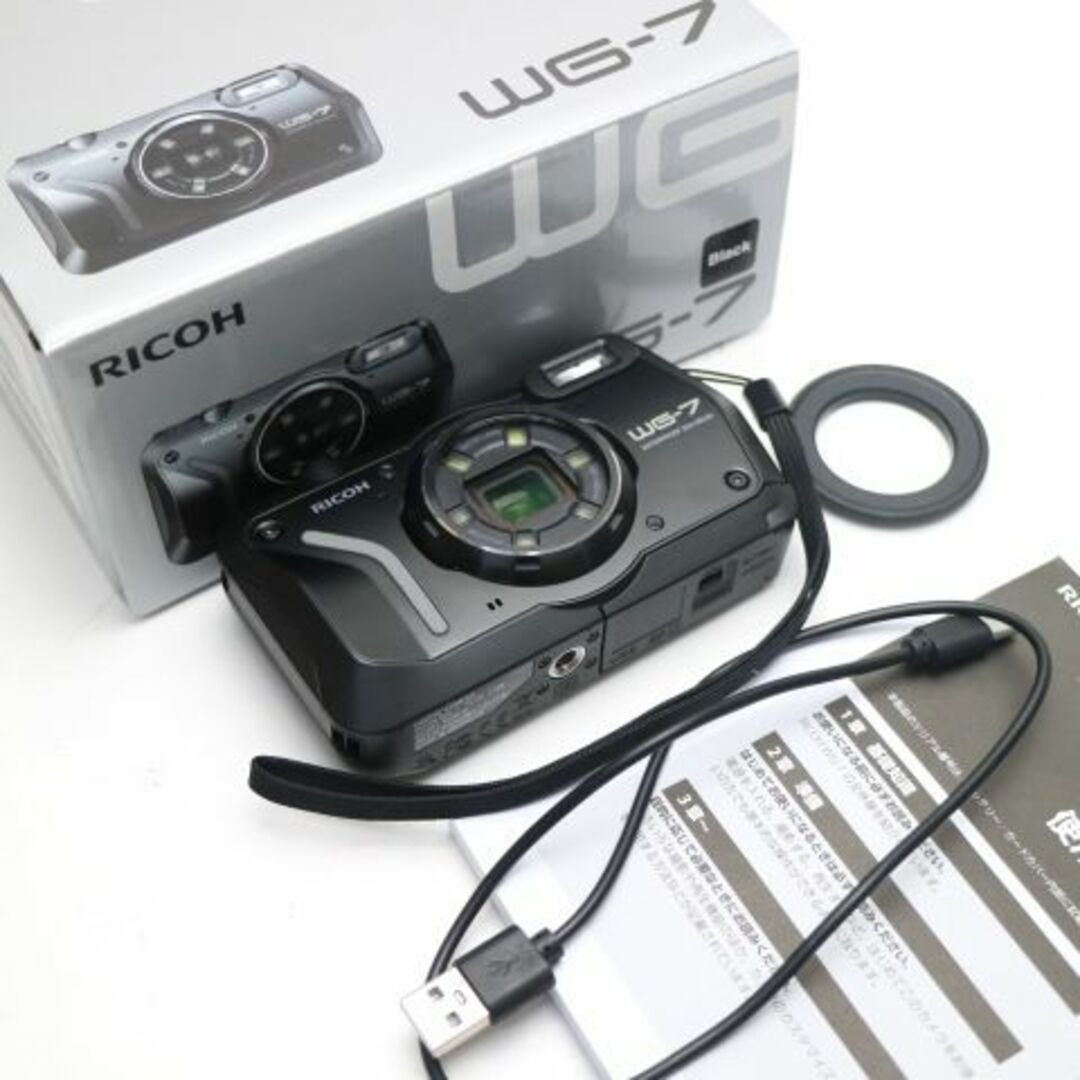 RICOH(リコー)の超美品 RICOH WG-7 ブラック  M222 スマホ/家電/カメラのカメラ(コンパクトデジタルカメラ)の商品写真