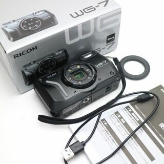 リコー(RICOH)の超美品 RICOH WG-7 ブラック  M222(コンパクトデジタルカメラ)