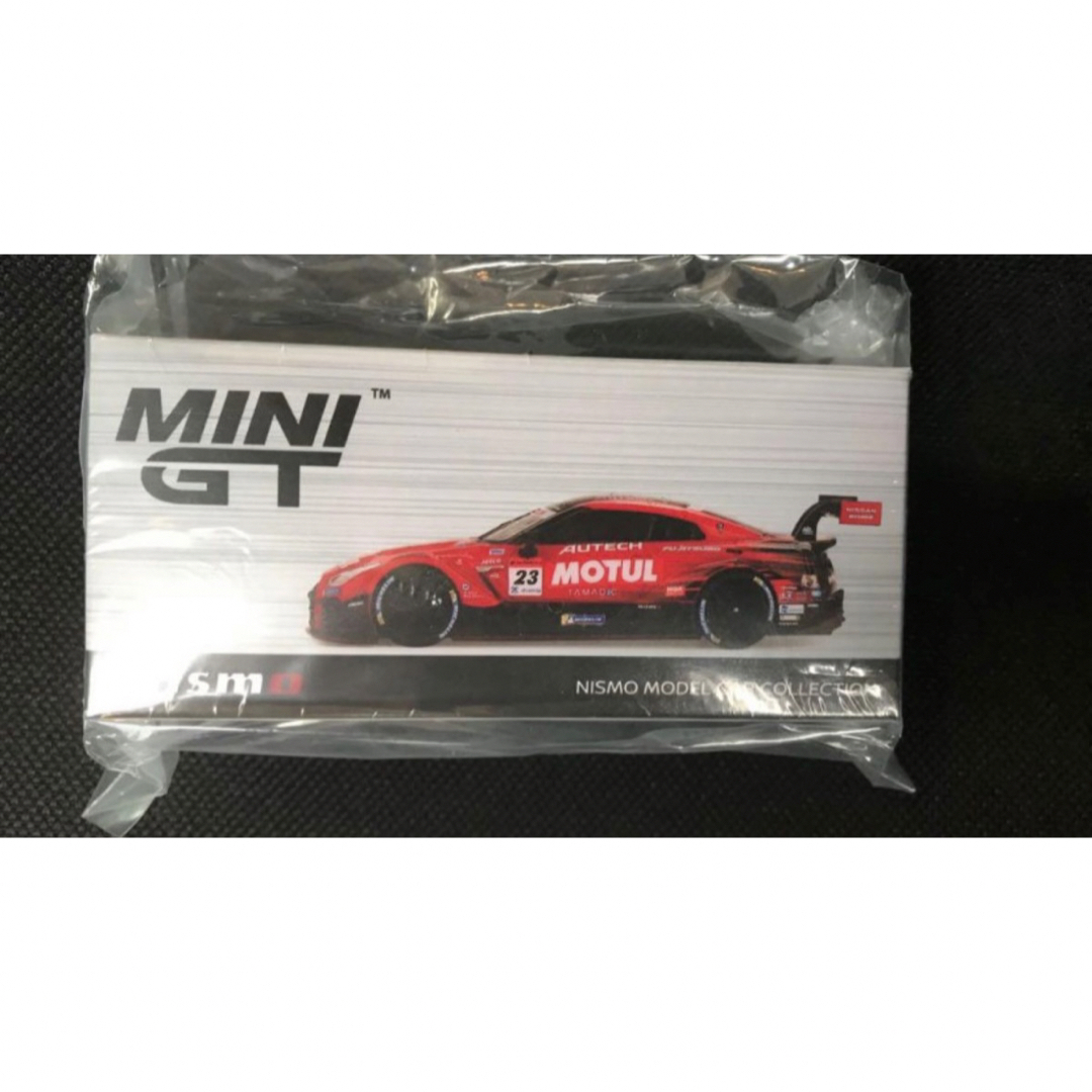 日産(ニッサン)のMINIGT 1/64 MOTUL AUTECH GT-R GT500 2021 エンタメ/ホビーのおもちゃ/ぬいぐるみ(ミニカー)の商品写真