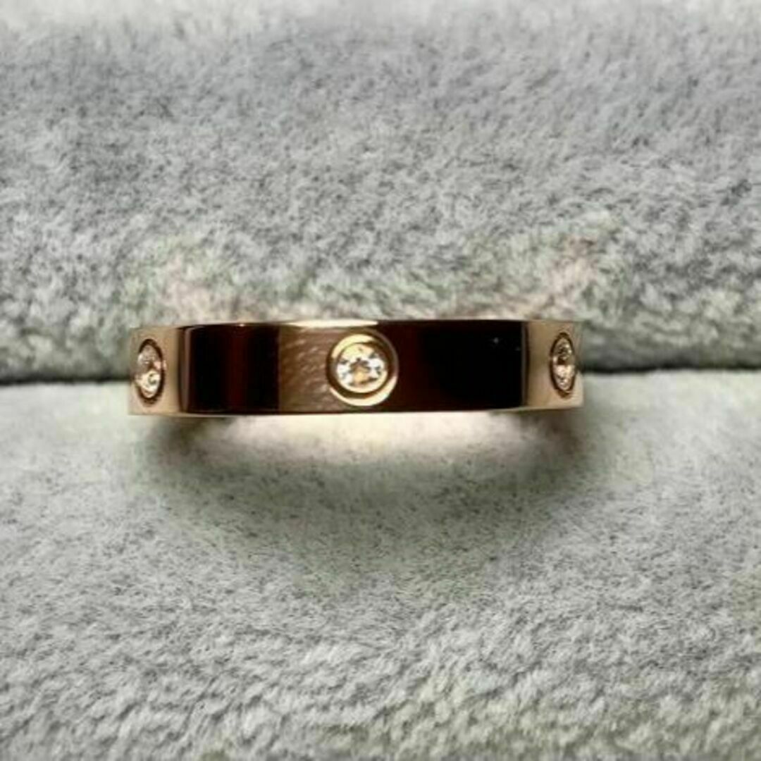 431 ローズゴールド リング czダイヤモンド 指輪 ジルコニア ジュエリー レディースのアクセサリー(リング(指輪))の商品写真