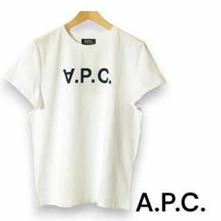 アーペーセー(A.P.C)のA.P.C.　レディース半袖Tシャツ　VPCロゴ　フロッキープリント　サイズS(Tシャツ(半袖/袖なし))