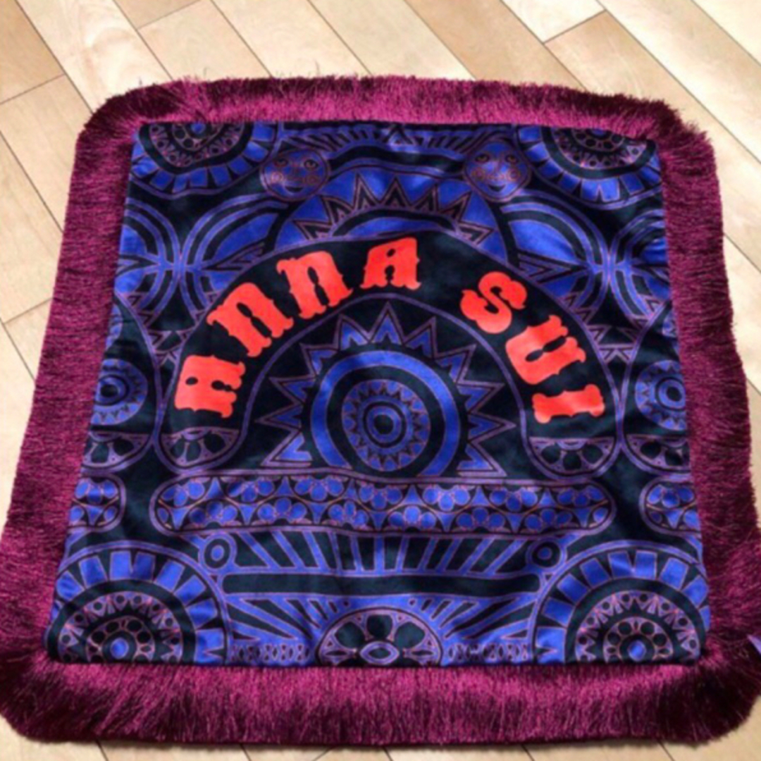 ANNA SUI(アナスイ)のANNA SUI Francfranc クッションカバー　ロゴ インテリア/住まい/日用品のインテリア小物(クッションカバー)の商品写真