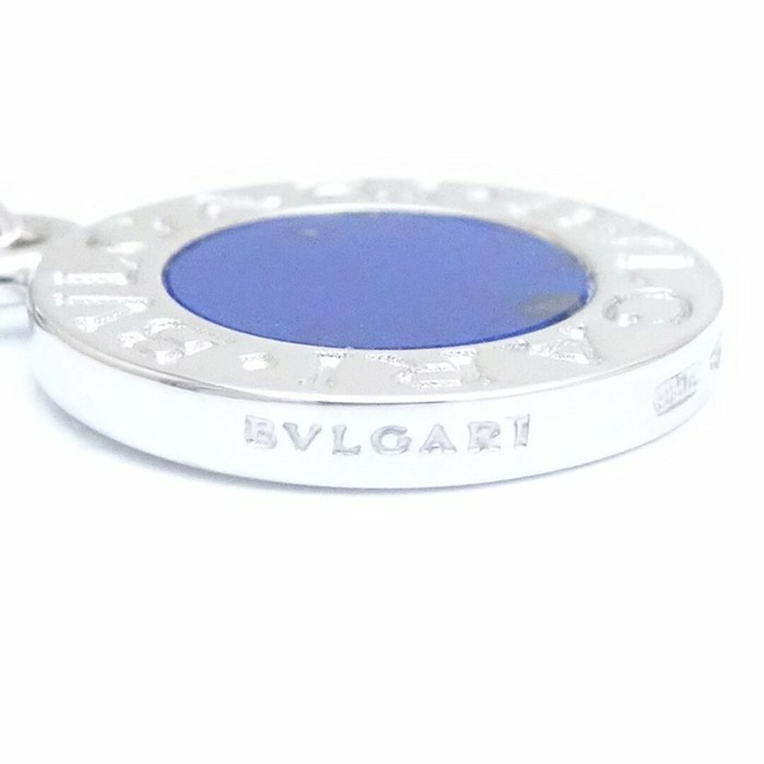 BVLGARI(ブルガリ)のBVLGARI ブルガリ ブルガリブルガリ チャーム ペンダントトップ ラピスラズリ K18WG ホワイトゴールド /291217【中古】【BJ】 レディースのアクセサリー(チャーム)の商品写真