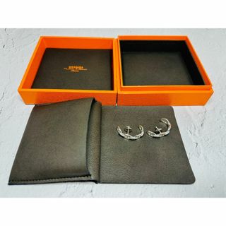 エルメス(HERMES)の【HERMES】エルメス シェーヌダンクル アンシェネ ピアス シルバー(ピアス)