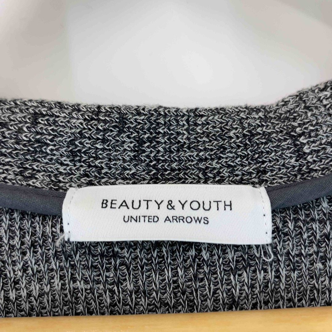 BEAUTY&YOUTH UNITED ARROWS(ビューティアンドユースユナイテッドアローズ)のBEAUTY&YOUTH メンズ ビューティアンドユース カーディガン　グレー メンズのトップス(カーディガン)の商品写真