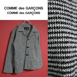 コムデギャルソン(COMME des GARCONS)の【極希少】トリコ コムデギャルソン 01AW 千鳥格子 総柄 テーラードJKT(テーラードジャケット)