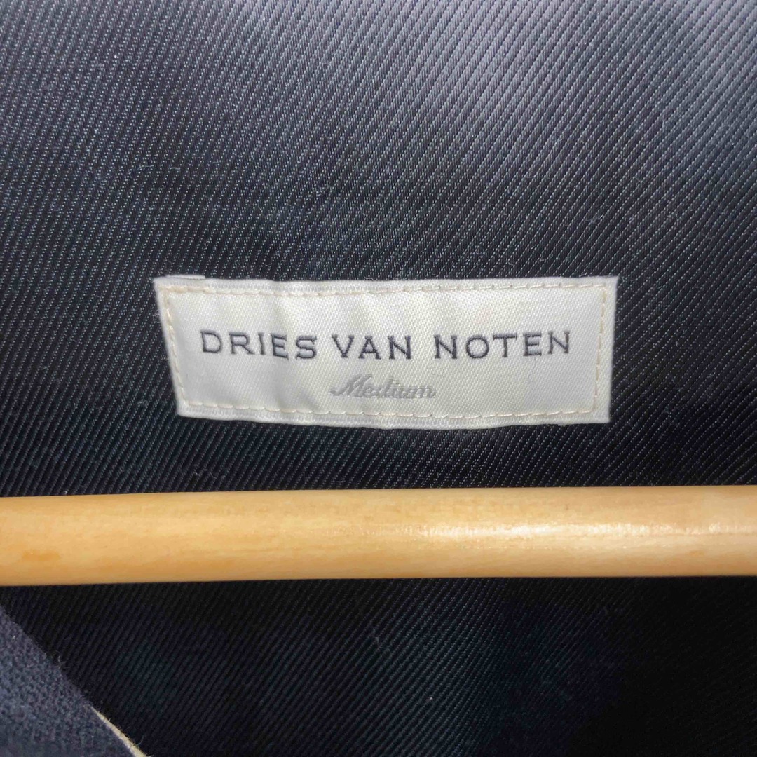 DRIES VAN NOTEN(ドリスヴァンノッテン)のDRIES VAN NOTEN ドリスヴァンノッテン メンズ  Pコート ネイビー　ウール混 メンズのジャケット/アウター(ピーコート)の商品写真