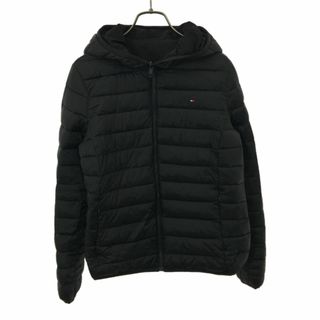 トミーヒルフィガー(TOMMY HILFIGER)のトミーヒルフィガー リバーシブル 中綿ジャケット US 0 ブラック TOMMY HILFIGER レディース 古着 【240213】(ダウンジャケット)