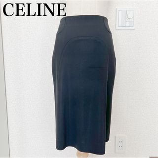 セリーヌ(celine)のスカート タイトスカート 黒　レディース　セリーヌ　CELINE ボトムス　(ひざ丈スカート)