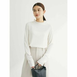 グリーンパークス(green parks)の【エクリュー】表面感ハイネックプルオーバー 24SS/レディース/長袖(カットソー(長袖/七分))