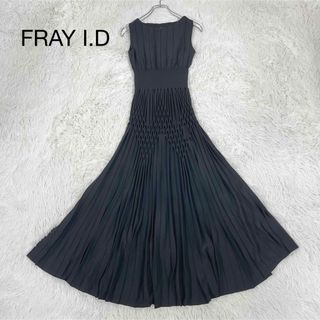 FRAY I.D - FRAY I.D ボリュームスリーブホールワンピース ブラックの