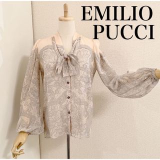 エミリオプッチ(EMILIO PUCCI)のブラウス　 シャツ トップス　シルク　レディース　エミリオプッチ　PUCCI (シャツ/ブラウス(長袖/七分))