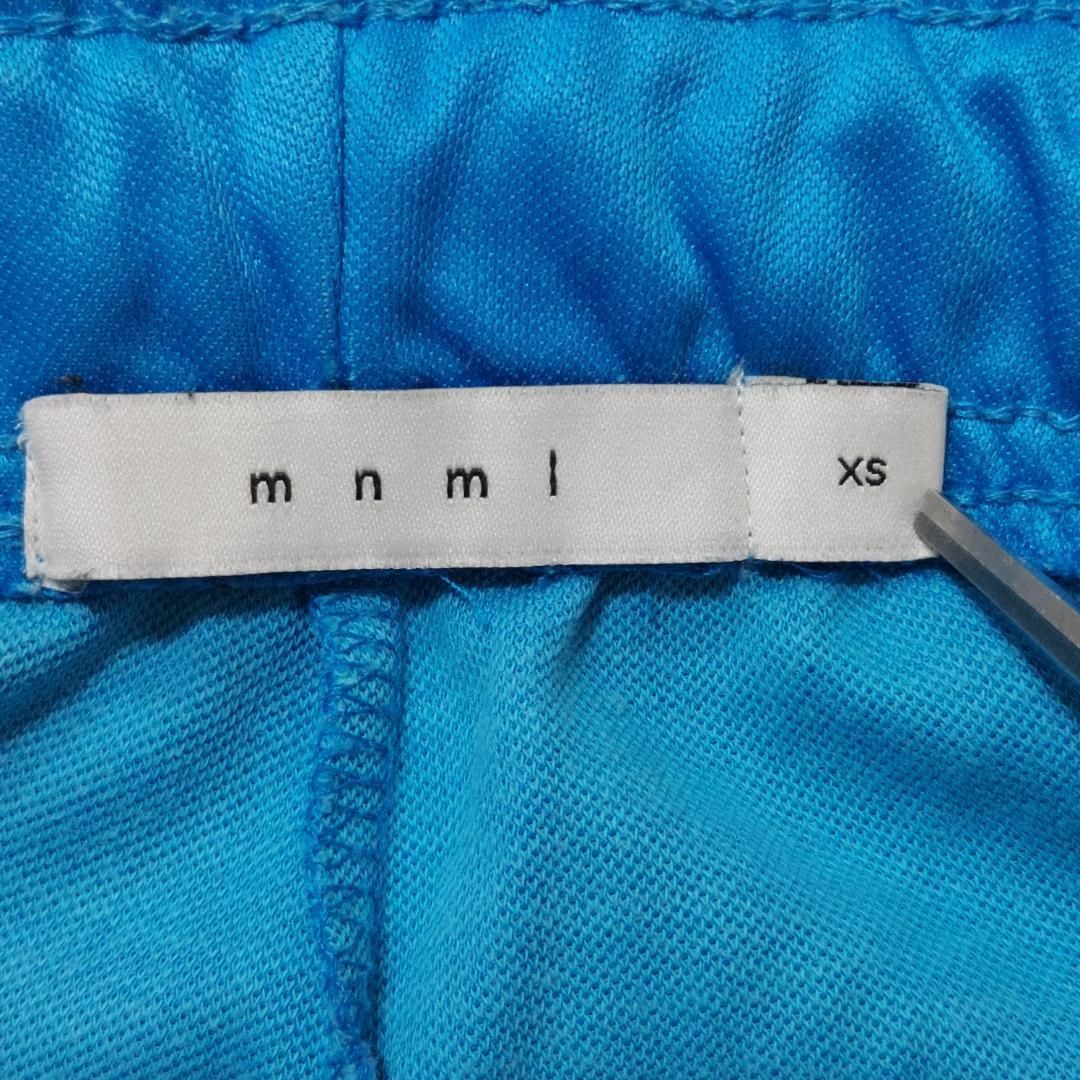 mnml(ミニマル)のmnml ミニマル トラックパンツ サイドライン ボトム ジャージ ブルー 青 メンズのパンツ(その他)の商品写真