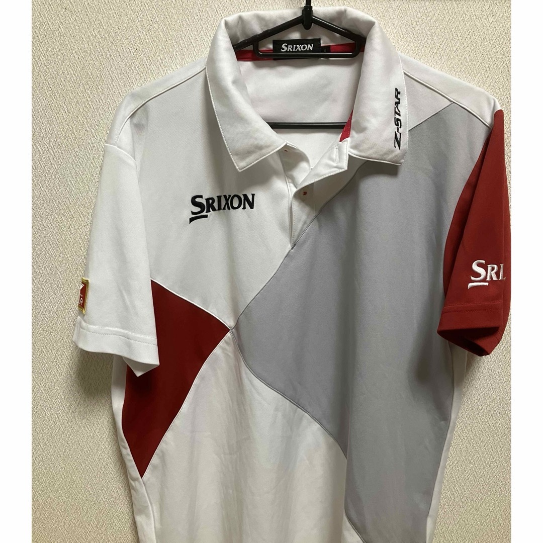 Srixon(スリクソン)のSRIXON ゴルフウェア　ポロシャツ　メンズ　Mサイズ　スリクソン スポーツ/アウトドアのゴルフ(ウエア)の商品写真