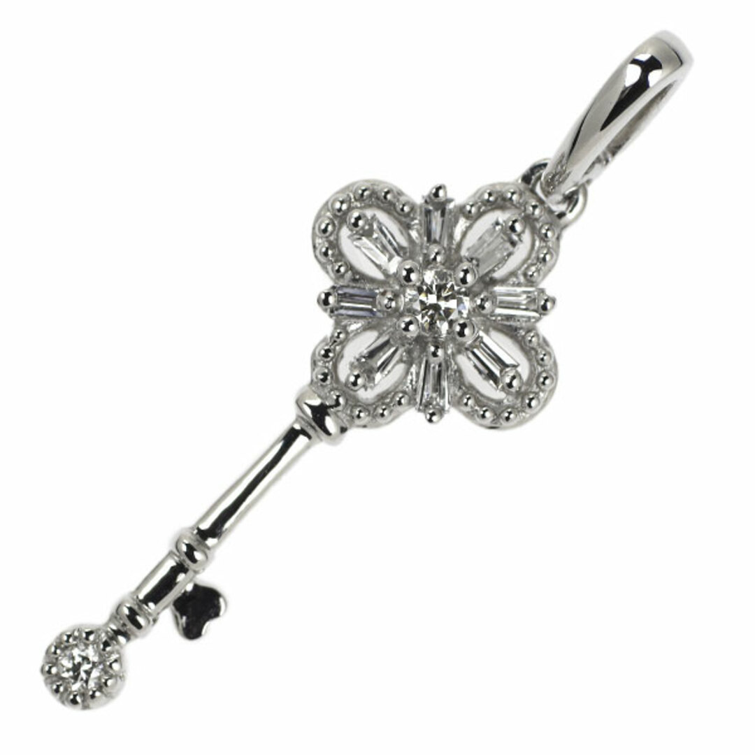 GSTV Pt950 ダイヤモンド ペンダントトップ 0.12ct 鍵 GSTV Pt950 ダイヤモンド ペンダントトップ 0.12ct 鍵