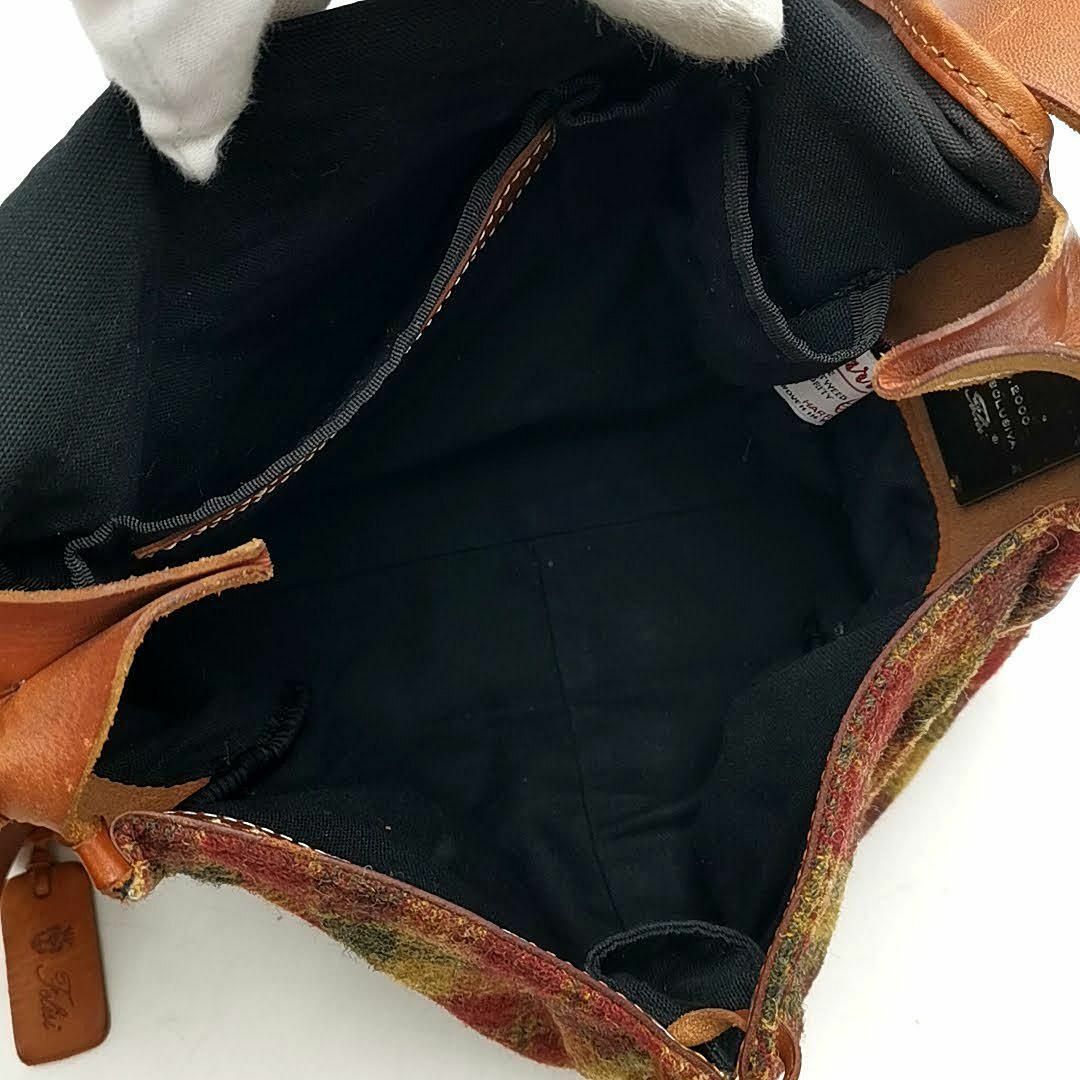 Felisi(フェリージ)のフェリージ ハリスツイード ショルダーバッグ 伊製 03-24010703 レディースのバッグ(ショルダーバッグ)の商品写真
