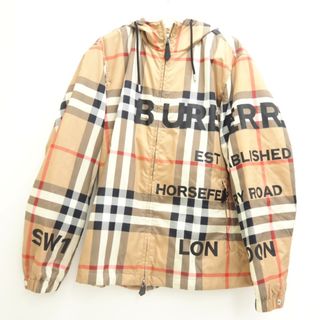 BURBERRY - バーバリー BURBERRY ナイロンジャケット
 ノバチェック ティッシ期 パーカー 8050282 ベージュ