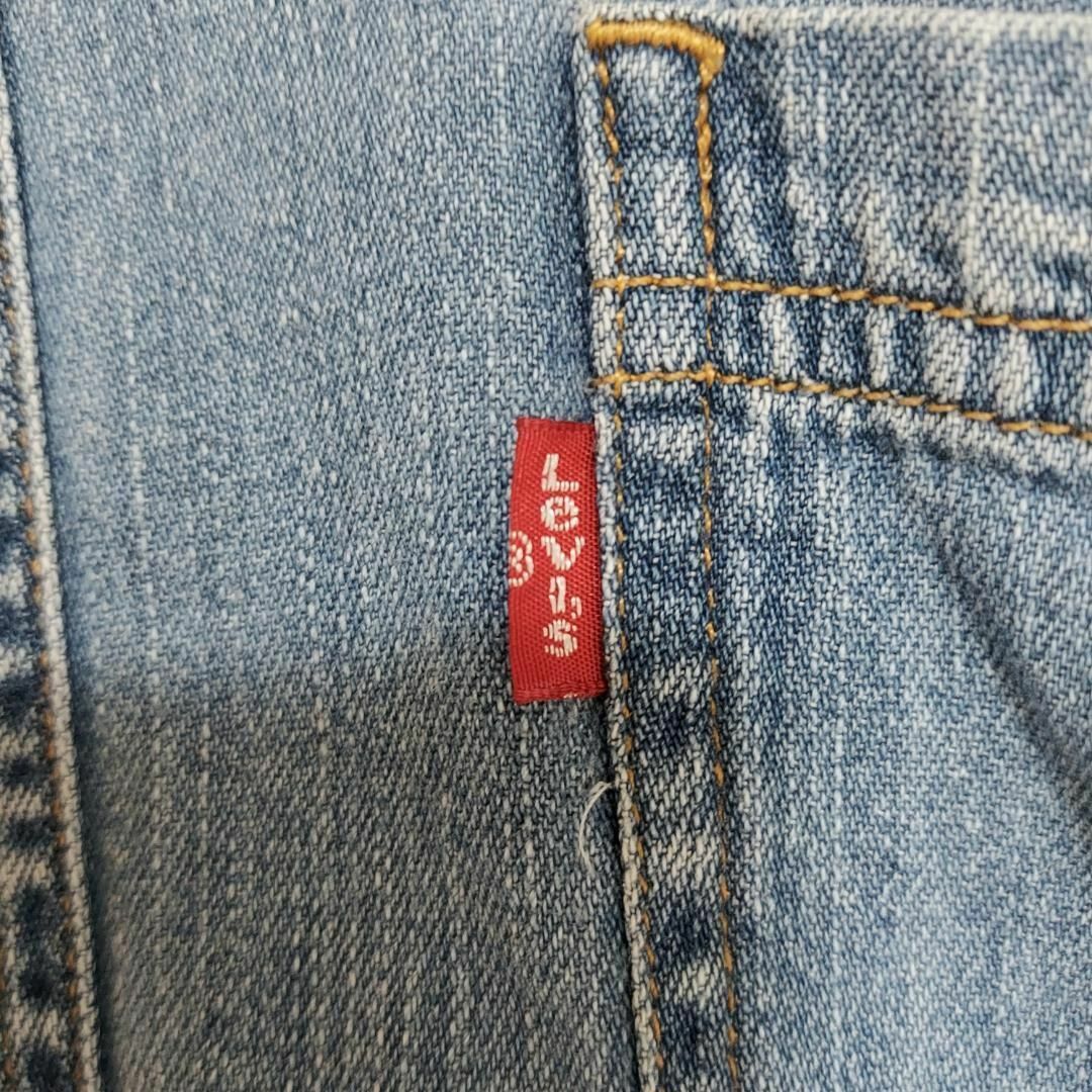 Levi's(リーバイス)の00s リーバイス デニムシャツ 胸ポケット M 色落ちブルー 青水色 古着 メンズのトップス(シャツ)の商品写真