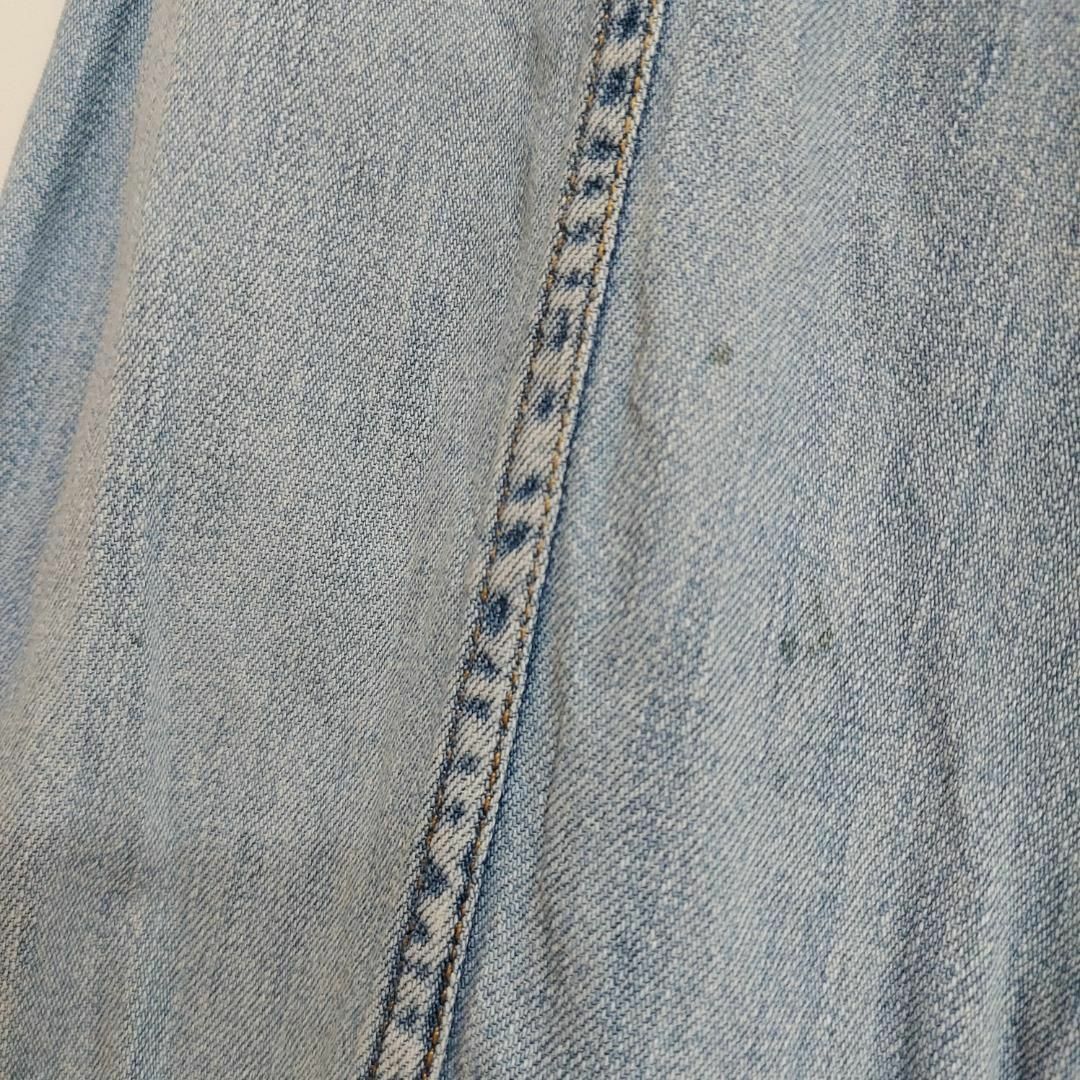 Levi's(リーバイス)の00s リーバイス デニムシャツ 胸ポケット M 色落ちブルー 青水色 古着 メンズのトップス(シャツ)の商品写真