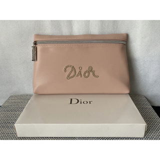ディオール(Dior)の【Dior】ディオール ノベルティポーチ(クラッチバック)ピンク 【新品未使用】(ポーチ)