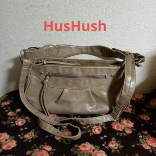 ハッシュアッシュ(HusHush)のHusHush  レディース　2WAY  ショルダーバッグ　シワ加工(ショルダーバッグ)