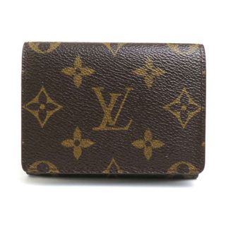 ルイヴィトン(LOUIS VUITTON)のルイ ヴィトン LOUIS VUITTON カードケース 名刺入れ モノグラム モノグラムキャンバス ブラウン ユニセックス 送料無料【中古】 r9939f(パスケース/IDカードホルダー)