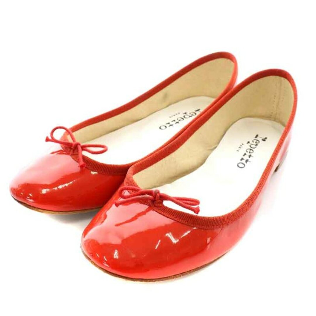 repetto(レペット)のレペット バレエシューズ フラットシューズ パンプス 36 22.7cm 赤 レディースの靴/シューズ(バレエシューズ)の商品写真