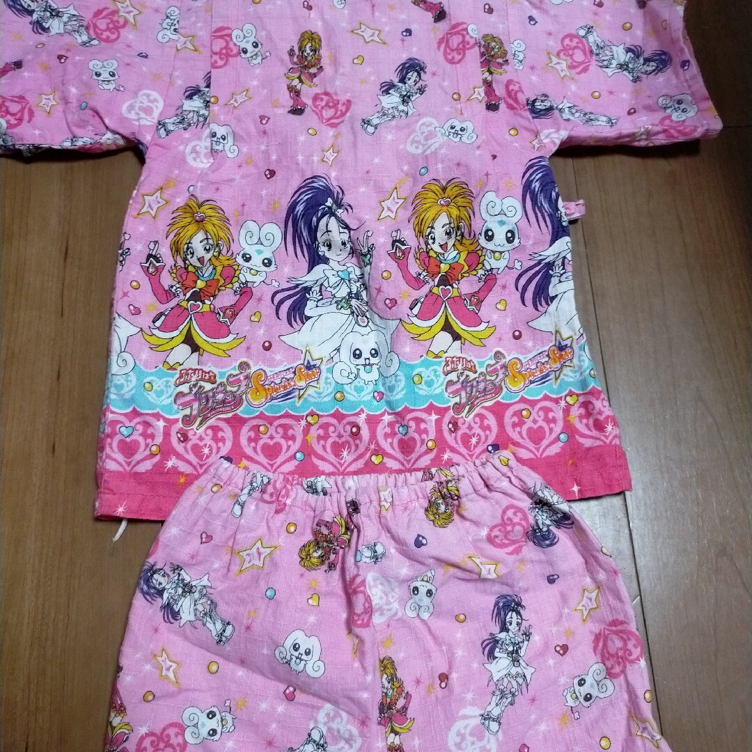 BANDAI(バンダイ)のプリキュア　甚平　110 キッズ/ベビー/マタニティのキッズ服女の子用(90cm~)(甚平/浴衣)の商品写真