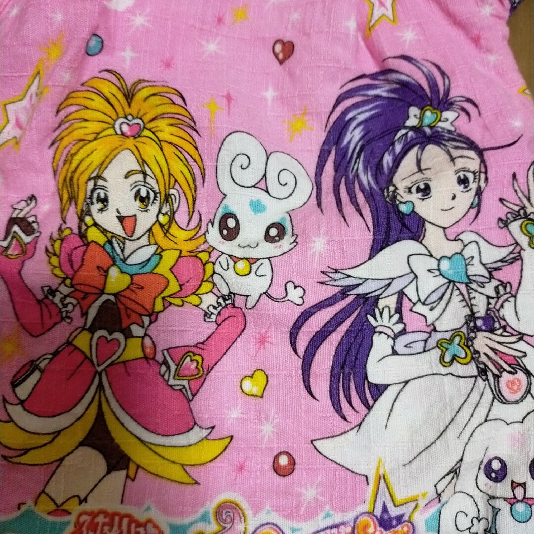 BANDAI(バンダイ)のプリキュア　甚平　110 キッズ/ベビー/マタニティのキッズ服女の子用(90cm~)(甚平/浴衣)の商品写真