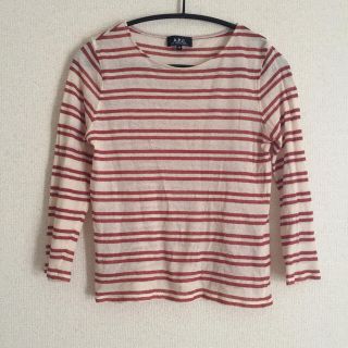 アーペーセー(A.P.C)のA.P.C. ボーダートップス♡(カットソー(長袖/七分))