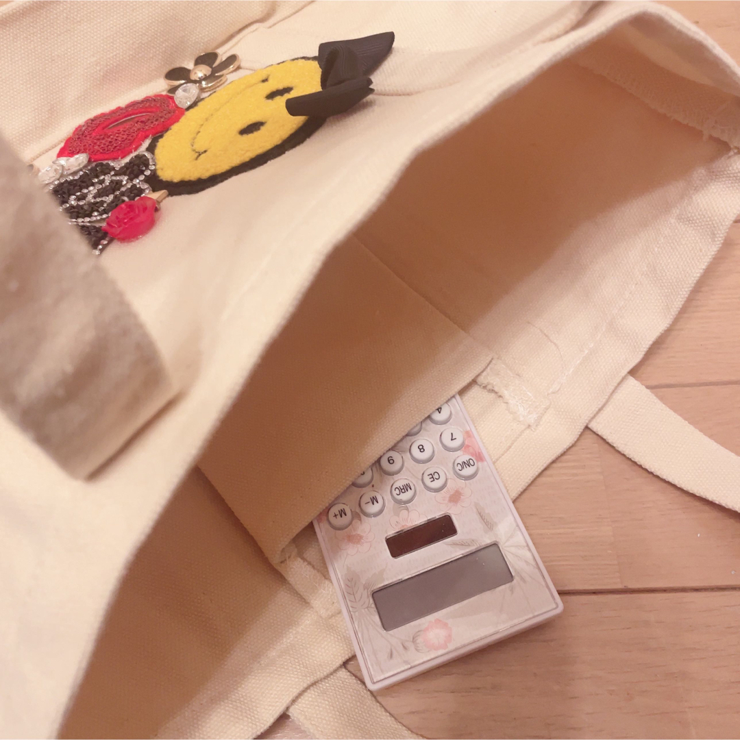スマイル　ニコちゃん　トートバッグ レディースのバッグ(トートバッグ)の商品写真