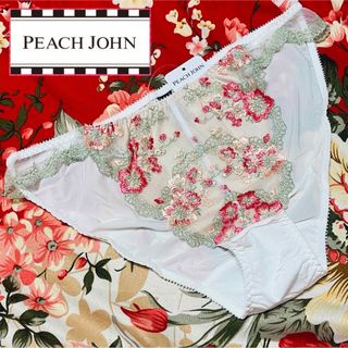 PEACH JOHN - ★PEACH JOHN★デコルタンフラワーアーチフルバックショーツ★パンツ下着