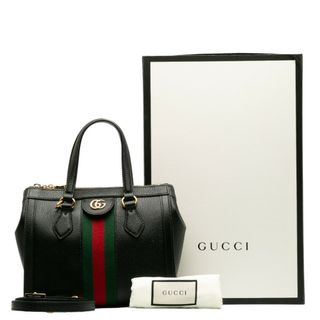 グッチ(Gucci)の美品 グッチ オフィディア シェリーライン ハンドバッグ ショルダーバッグ 2WAY 547551 レザー レディース GUCCI 【222-34383】(ハンドバッグ)