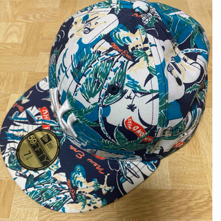 ニューエラー(NEW ERA)のニューエラ　Newera ハワイ柄　ヤンキース　メンズ　キャップ　58.7cm(キャップ)