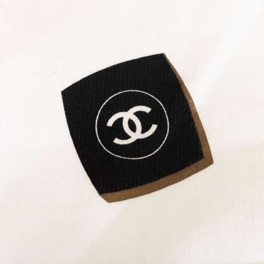 CHANEL - 美品 シャネル ロゴ プリント 長袖シャツ トレーナー CHANEL - 美品 シャネル ロゴ プリント 長袖シャツ トレーナー