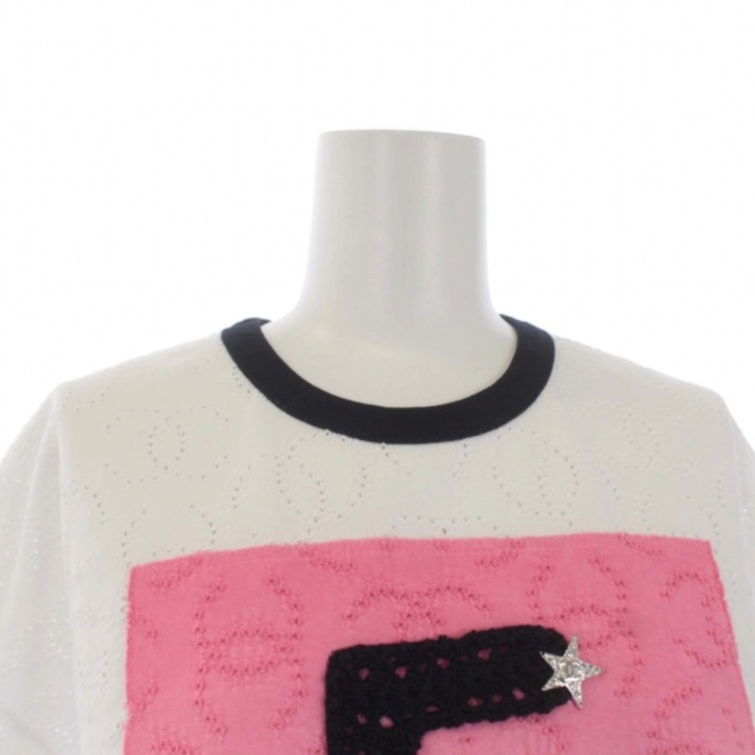CHANEL(シャネル)のシャネル No.5 ココマーク 半袖 Tシャツ カットソー クロップド丈 白 レディースのトップス(Tシャツ(半袖/袖なし))の商品写真