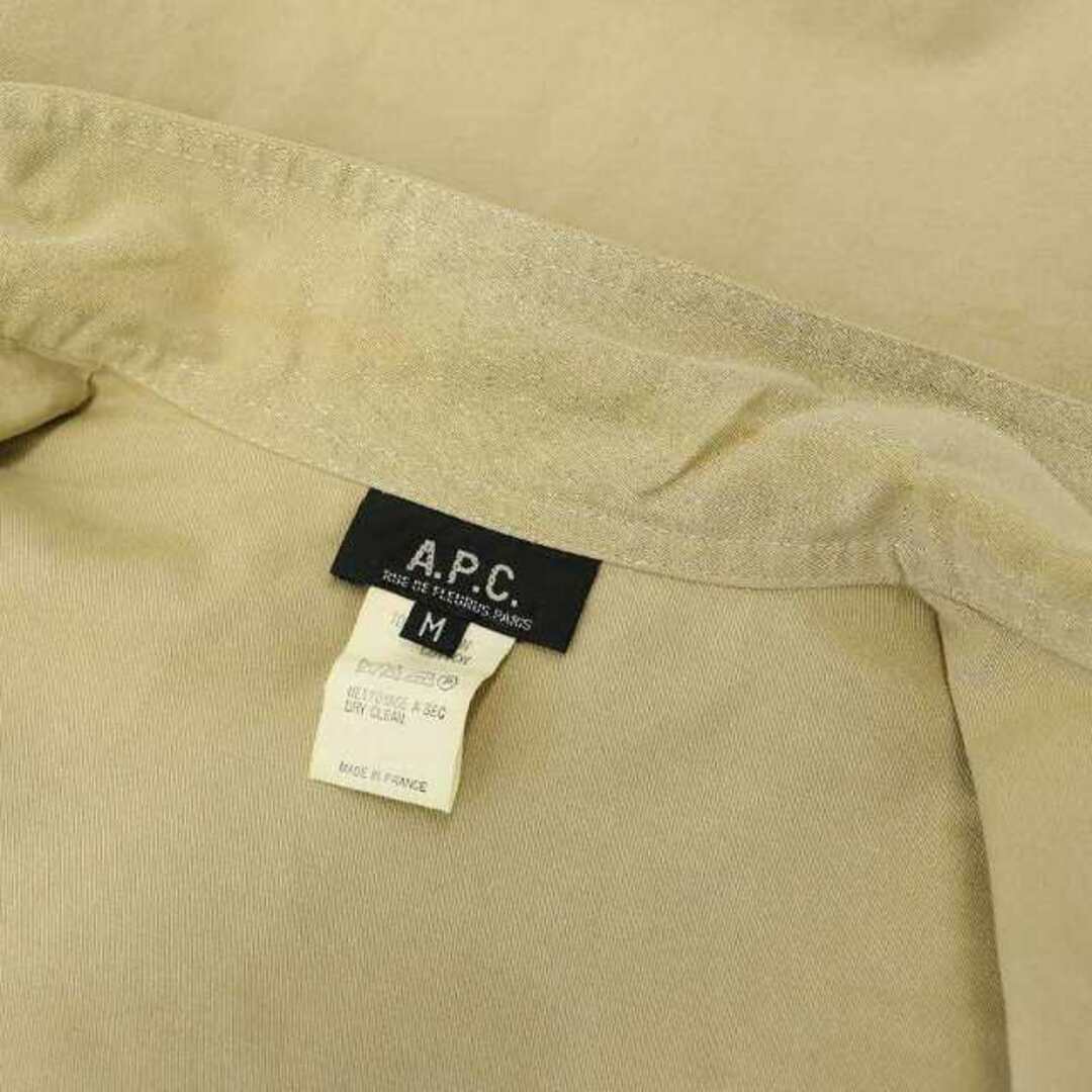 A.P.C(アーペーセー)のアーペーセー A.P.C. ジップアップ ブルゾン M カーキベージュ レディースのジャケット/アウター(ブルゾン)の商品写真