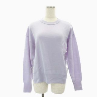 エンフォルド(ENFOLD)のエンフォルド 21AW カラーヤーンPULLOVER ニット 38 M 紫(ニット/セーター)