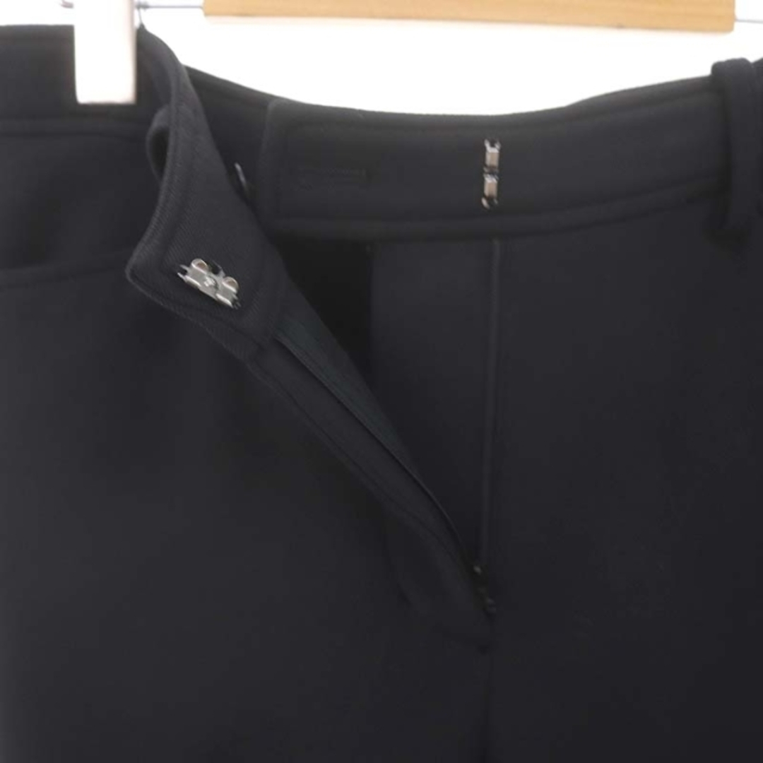 M'S GRACY(エムズグレイシー)のエムズグレイシー 裾リボンテーパードパンツ ジップフライ 38 M 黒 レディースのパンツ(その他)の商品写真