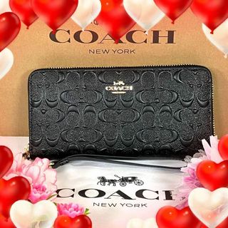 COACH - コーチ 長財布 ホワイト キラキラパックマンの通販 by あー