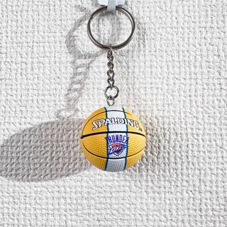 オクラホマシティ・サンダー キーホルダー  NBAミニバスケットボール(キーホルダー)