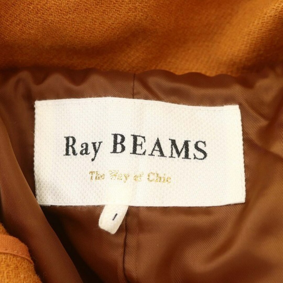 Ray BEAMS(レイビームス)のレイビームス ダッフルコート ショート丈 ウール 1 オレンジ /MI ■OS レディースのジャケット/アウター(ダッフルコート)の商品写真