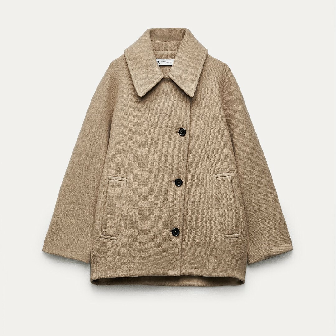 ZARA　ZW COLLECTION オーバーサイズ ショートコート