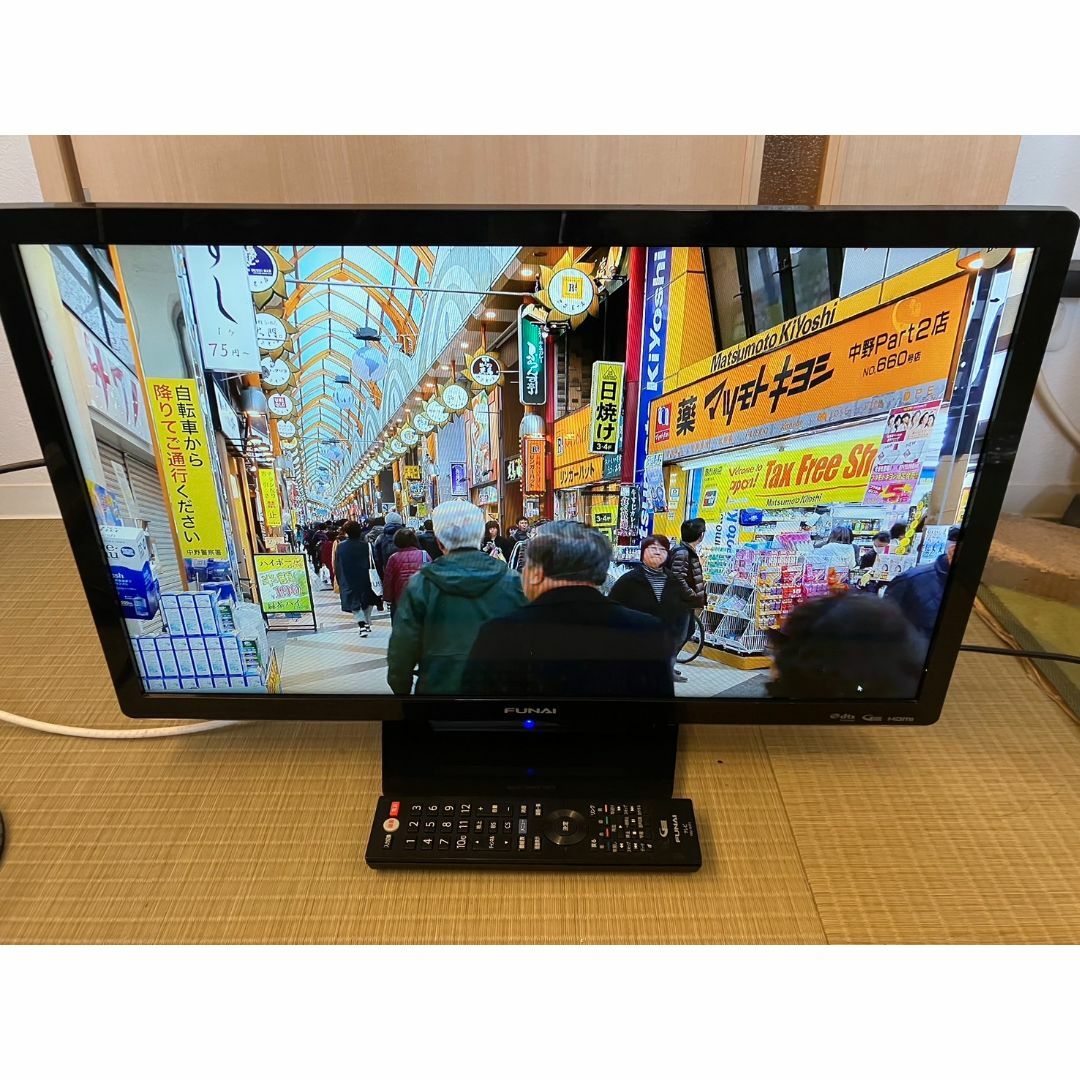 FUNAI(フナイ)のFUNAI 船井　テレビ FL-24H1010　2018年製　24型　映り綺麗 スマホ/家電/カメラのテレビ/映像機器(テレビ)の商品写真